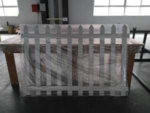 Valla de Jardín de PVC Simple y Flexible, Valla de Piquetes en Miniatura, Venta Directa de Fábrica, Panel de Valla de Jardín de PVC Altamente Seguro para Uso en Exteriores - Product Image 6