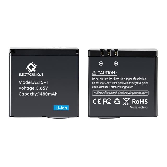 Wholesale Camera Battery AZ16-1digital Video Cameras Li-ion Battery OEM Supplier