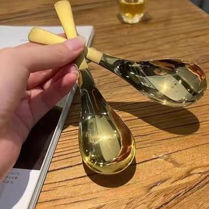 Stainless Steel Spoon Thickened Long Handle Mirror Polished Durable For Soup Eating Drinking Adult Use - Product Image 4