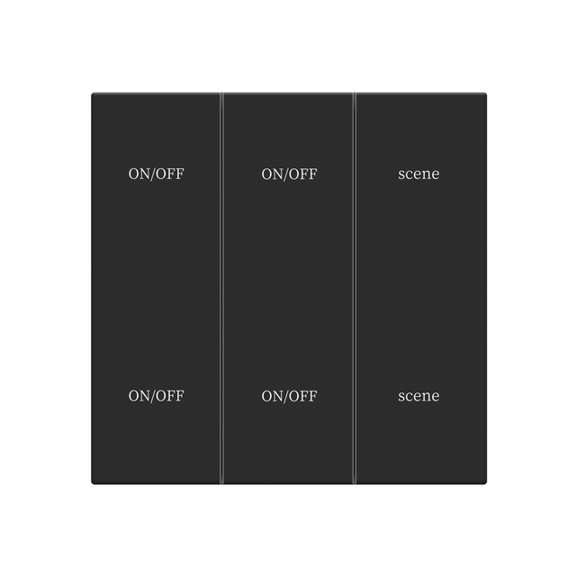 1/2/3/4/6 Gang Home Intelligence Voice/APP Control Wifi Zigbee Press Key Smart Switch Panel