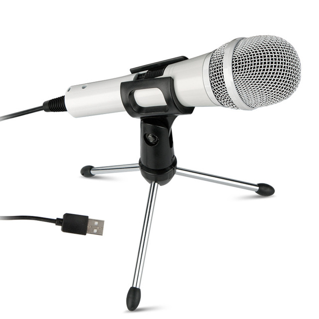 Manchez USB Wired Microphone Is Driver-free and Plug-and-play for Desktop, Games, Live Broadcast, ,chat, Recording, Conference,