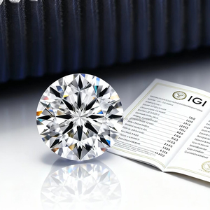 VENTE EN GROS Diamant de laboratoire cultivé blanc de qualité D, taille brillant rond, certifié IGI, 2,0 carats - Product Image 1