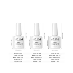 Scellant <span class=keywords><strong>semi</strong></span>-permanent transparent pour ongles, pointe d'ongle avec <span class=keywords><strong>primer</strong></span>, <span class=keywords><strong>base</strong></span> <span class=keywords><strong>coat</strong></span> certifiée CPNP - Product Image 1