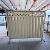 Panneau de clôture en acier Colorbond, résistant aux UV, écran métallique ondulé, couleurs classiques australiennes pour la construction de patios et de jardins