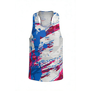 Camiseta Deportiva Casual de Cuello Redondo para Hombre, Tejida, para Entrenamiento Profesional, Maratón, Correr, Sublimada, de Secado Rápido, Transpirable y Fresca para el Verano - Product Image 2
