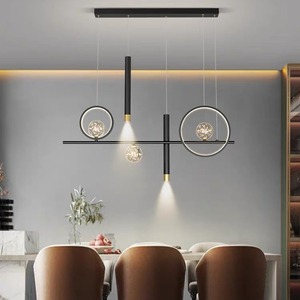 Jacksun hiện đại Bắc Âu sang trọng dẫn đèn chùm cho phòng ăn nhà hàng thanh bảng ánh sáng mặt dây chuyền sao đèn kích thước trung bình - Product Image 1
