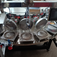 Machine automatique rotative pour la fabrication de baghrir, machine commerciale à crêpes mille trous, équipement de production de crêpes marocaines mille trous