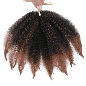 Trenza de ganchillo sintético Afro Darling hair Kinky Twist Hair Crochet Marley Trenzado de cabello para extensiones de giro - Product Image 1