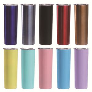 Vaso Térmico para Auto Personalizable de Acero Inoxidable 304 de Doble Pared con Aislamiento al Vacío, Diseño Clásico de Pared Recta y Delgado, 20 oz, Mantiene la Temperatura de 6 a 12 Horas - Product Image 2