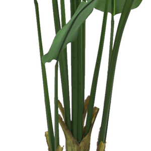 OH sanat düşük fiyat yapay gezgin palmiye ağacı kapalı bitki dikey paneller dekorasyon bitki için yeşil bırakır - Product Image 5