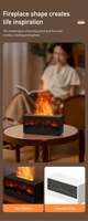 Diffuseur d'huiles essentielles ultrasonique portable à effet de fissure de lave volcanique, cadeau pour la maison, humidificateur d'air pour la pièce, vente chaude