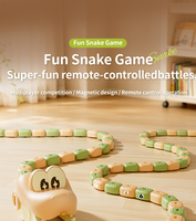 Nouveau Serpent RC Glouton Interactif Électrique Magnétique Télécommandé pour Enfants, Jouet Serpent Éducatif STEM pour Enfants