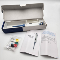 Micro-pipette manuelle à canal unique 10-100ul 100-1000ul Matière plastique
