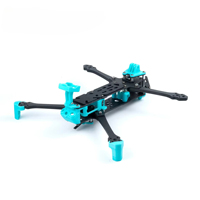 Nouveau drone pliable FPV de 5 pouces avec cadre en fibre de carbone et matériau PC de remplacement pour la prise de vue extérieure et l'utilisation RC V2