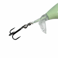 Leurre de pêche à hélice arrière LUSHAZER 80mm 90mm, leurre dur flottant pour surface, pour achigan, brochet, perche, avec hameçon triple, pour lancer en surface