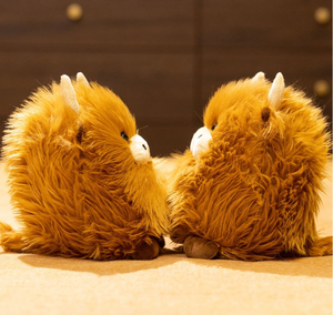 Nouvelle <span class=keywords><strong>Peluche</strong></span> Vache des Highlands écossaise, Jouet en <span class=keywords><strong>Peluche</strong></span> Réaliste et Doux, Vente Chaude, Jouet de Ferme Câlin - Product Image 6