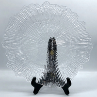 Assiettes de présentation en plastique pour mariage et dîner, prix de gros abordable