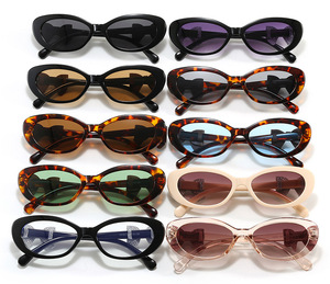 Gafas de sol de ojo de gato a la moda para mujer con protección UV400, diseño elegante, gafas de sol retro, ligeras, estilo vintage para fotografía callejera - Product Image 6