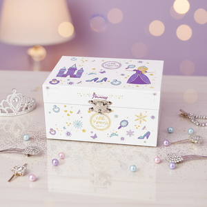 Caja de Música Moderna con Manivela, Diseño de <span class=keywords><strong>Princesa</strong></span> Floral, Bailarina Giratoria, Ecológica, de Papel, con Sonido de los Años 60, para Niñas - Product Image 3