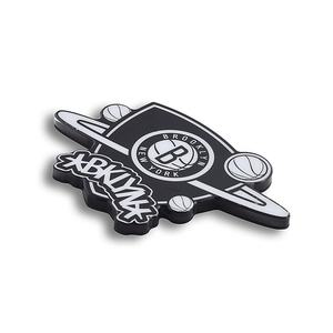 Aimant de réfrigérateur souvenir en acrylique personnalisé noir avec impression sérigraphique pour équipe de football - Product Image 3