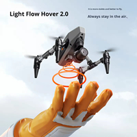 Drone XD1 pliable pour débutants avec flux optique, 4K UHD, WiFi 2.4G, télécommande électrique, jouet pour photographie aérienne en extérieur