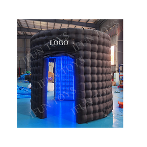 Photomaton gonflable à <span class=keywords><strong>prix</strong></span> avantageux avec toile de fond 360° / Photomaton avec lumière LED pour mariage / fête - Product Image 1