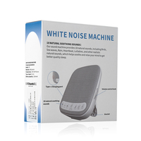 Machine à bruit blanc rechargeable, sons naturels pour la thérapie du sommeil, dispositif sonore avec minuterie, aide au sommeil apaisante