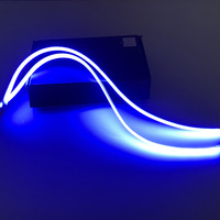 DRL-Streifenleuchte RGB Auto-Türwarnleuchten Farbwechselnde Blitzlichter 5050 60cm LED-Streifenlampe Atmosphärenlicht