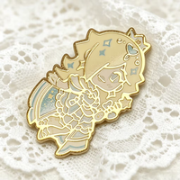 En gros, Pin's décoratif multicolore à motifs imprimés, porte-aiguilles, badge en alliage, pin's en émail personnalisé