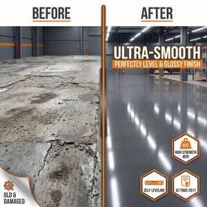 Mortier de ciment auto-nivelant haute résistance Angao de qualité M20 avec finition ultra-lisse pour le nivellement et la réparation des sols - Product Image 3