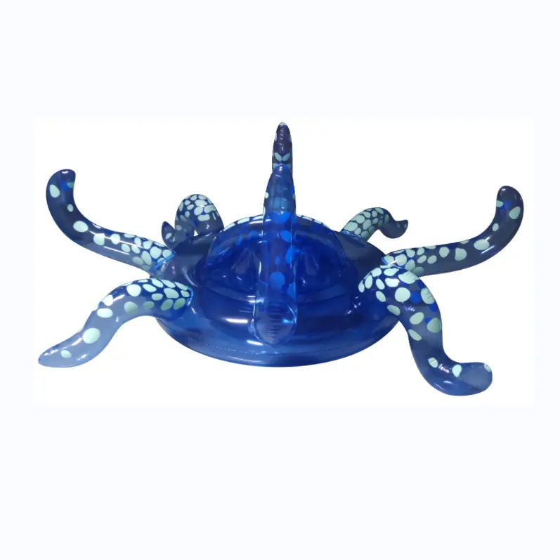 B01 F Custom Octopus children pool inflatable swimming baby float beach pool toys swimming ring