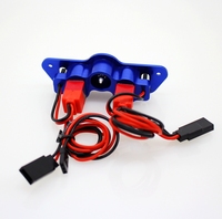 Interrupteur double en métal à double alimentation avec points de carburant doubles RC 5x Interrupteur RC robuste marche/arrêt pour accessoire d'avion RC