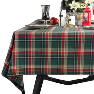 Mantel a Cuadros Retro Navideño Personalizado al por Mayor, Cubierta Rectangular de Lujo con Diseño Británico a Cuadros para Mesa de Centro, para Toda Temporada - Product Image 4