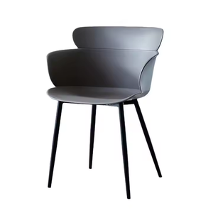 Moderno bianco PP sedia da pranzo <span class=keywords><strong>in</strong></span> plastica <span class=keywords><strong>con</strong></span> <span class=keywords><strong>piedi</strong></span> <span class=keywords><strong>in</strong></span> metallo campione gratuito di fabbrica diretta per casa Bar Park uso laboratorio - Product Image 1