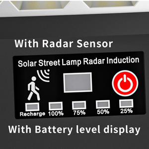 Outdoor IP65 Waterproof LED Wall Mount Solar Security <b>Light</b> Motion <b>Sensor</b> 6000K Daylight Adjustable 270 Beam Angle Street <b>Light</b> - Product Image 6