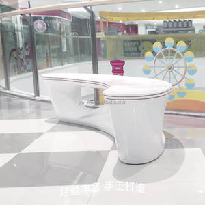 Silla de espera de ocio de fibra de vidrio moderna, banco de asiento de espera, sillón para área púbica - Product Image 3