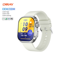Reloj Inteligente Deportivo DIRAY para Hombre S8, Aleación de Zinc, Pantalla de 2.01'', Sensor VC30F-S, Frecuencia Cardíaca, SpO2, 60 Días de Autonomía