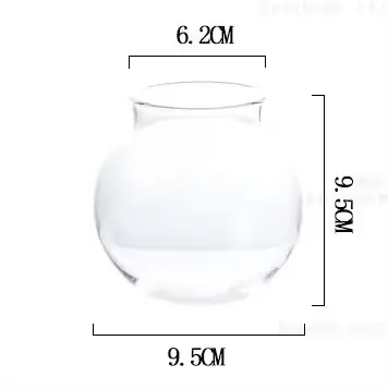 Transparent Glasses Creative Ball Cocktail Glass Cup Clear Ball Shaped Drinks Cups 500ml Wine Glasses for Party Novelty Ball Gla