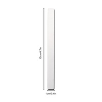 Transfrontalier acrylique Transparent extérieur étiquette marqueur plante signe blanc bricolage jardin légumes Classification présentoirs