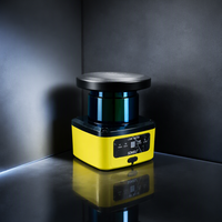 Système de sécurité KLM - Laser LiDAR - Scan à 276 degrés - Protection de sécurité à 8 m - Sortie PNP pour éviter les collisions des AGV