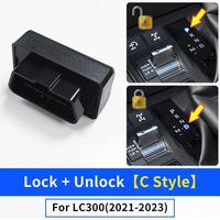 Accessoires intérieurs tout-terrain, module OBD pour verrouillage automatique des fenêtres et toit ouvrant pour Land Cruiser 300 LC300 2021-2023