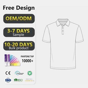 Camisetas de Golf de Jersey Sólido de Secado Rápido al por Mayor, Personalizables con Logotipo, de Alta Calidad, para Hombre, en Poliéster - Product Image 4