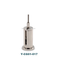 Pince de serrage réglable en nickel OEM personnalisée pour câble d'avion, accessoires de suspension pour câbles métalliques dans la catégorie des kits de suspension de câbles