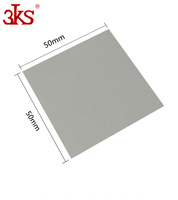 Pads thermiques conducteurs en silicone haute performance 50x50x1mm pour SSD, CPU, FPU, dissipateur thermique LED, refroidissement PC