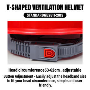 หมวกนิรภัยแบบเต็มใบ สีตามสั่ง ขายดี อุปกรณ์ป้องกันศีรษะสำหรับงานก่อสร้าง อุตสาหกรรม สำหรับคนงาน - Product Image 4