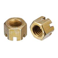 Écrous fendus, écrous de sécurité à tête hexagonale, écrous anti-rotation M8 M10 personnalisables DIN 935 ANSI/ASME B18.2.2
