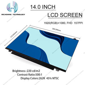 หน้าจอแล็ปท็อป Richshine BOE รุ่นใหม่ ขนาด 14 นิ้ว แบบบาง HD LCD 60Hz Edp30pin TFT สำหรับเปลี่ยนหน้าจอโน้ตบุ๊ก พร้อมหน้าจอคู่ - Product Image 3