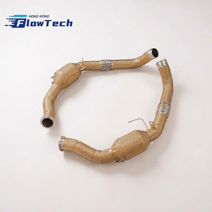 ท่อลงสเตนเลส 304 สำหรับรถปอร์เช่ พานาเมร่า 4S 971 2.9L V6 ทวินเทอร์โบ ระบบไอเสียไหลสูง ยูเออร์ 5 200 เซลล์ - Product Image 2