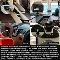 Chargeur de téléphone portable pour moto 12V, chargeur rapide pour moto, IP55, DC 24 Volt, double USB Type C, chargeur de voiture, adaptateur secteur