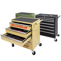 Système d'armoires d'atelier roulantes Servante D'atelier Garage Tool Storage, robuste, 5 tiroirs, écologique, certifié ISO, OEM OBM